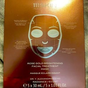 111Skin Rose Gold brightening facial treatment mask